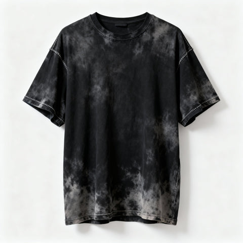 Wolf Fade Tee (Oversized Acid Wash T-shirt — 240 GSM)